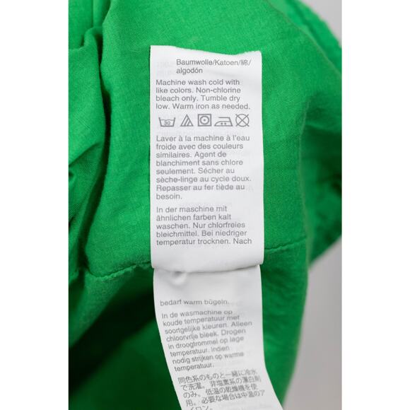 J. Crew Mercantile XS Dress Eyelet Mini Elastic Waist Green - Picture 7 of 7